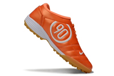 Unisex Nike Total 90 III TF Artificial Turf Low-Tops Football Shoes - Red/White/Orange