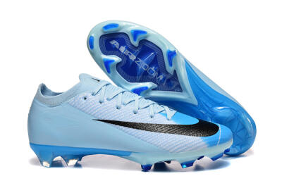 Men's Nike Air Zoom Mercurial Vapor 16 Elite FG Firm Ground Low-Tops Football Boots - Jade/Blue/Black