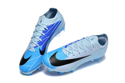 Men's Nike Air Zoom Mercurial Vapor 16 Elite FG Firm Ground Low-Tops Football Boots - Jade/Blue/Black