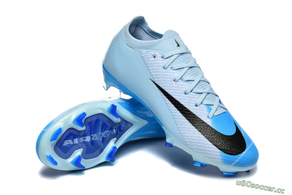 Men's Nike Air Zoom Mercurial Vapor 16 Elite FG Firm Ground Low-Tops Football Boots - Jade/Blue/Black 4