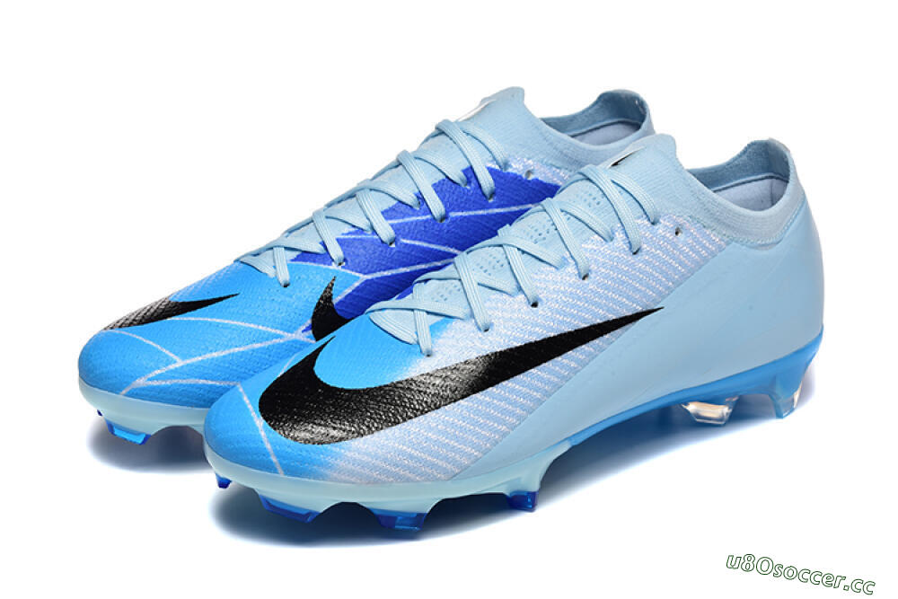 Men's Nike Air Zoom Mercurial Vapor 16 Elite FG Firm Ground Low-Tops Football Boots - Jade/Blue/Black 5