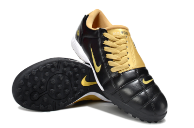 Men's Nike Total 90 III TF Artificial Turf Low-Tops Football Shoes - Black/Yellow/White