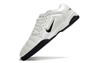 Men's Nike Total 90 III IC Indoor & Futsal Low-Tops Football Shoes - Beige/Black/White
