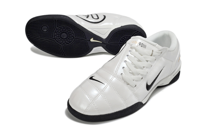 Men's Nike Total 90 III IC Indoor & Futsal Low-Tops Football Shoes - Beige/Black/White