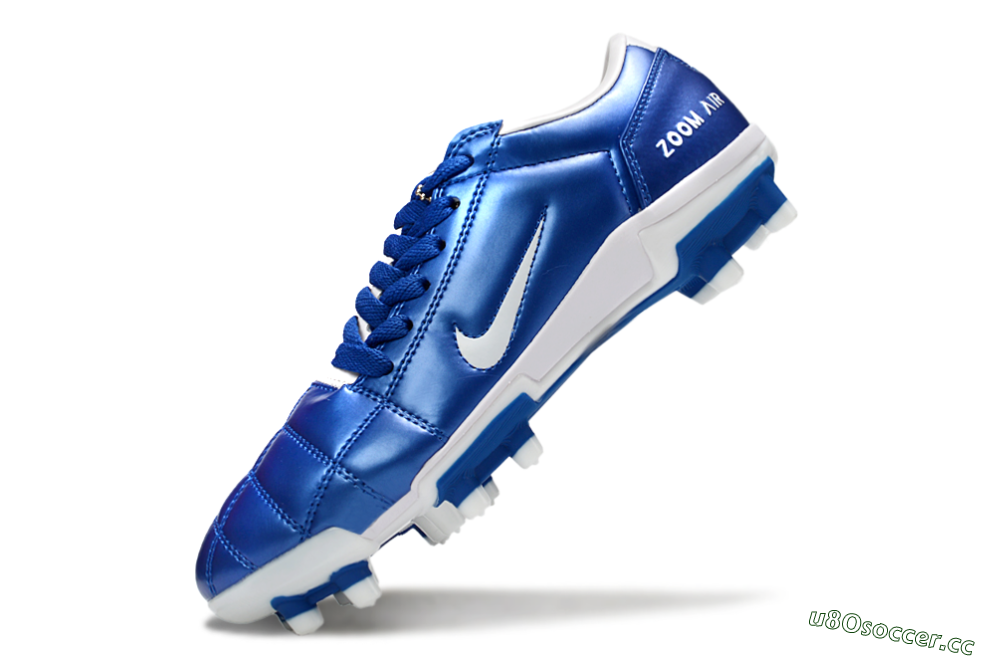 Men's Nike Air Zoom Total 90 III FG Firm Ground Low-Tops Football Boots - Blue/White 6