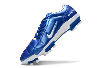 Men's Nike Air Zoom Total 90 III FG Firm Ground Low-Tops Football Boots - Blue/White
