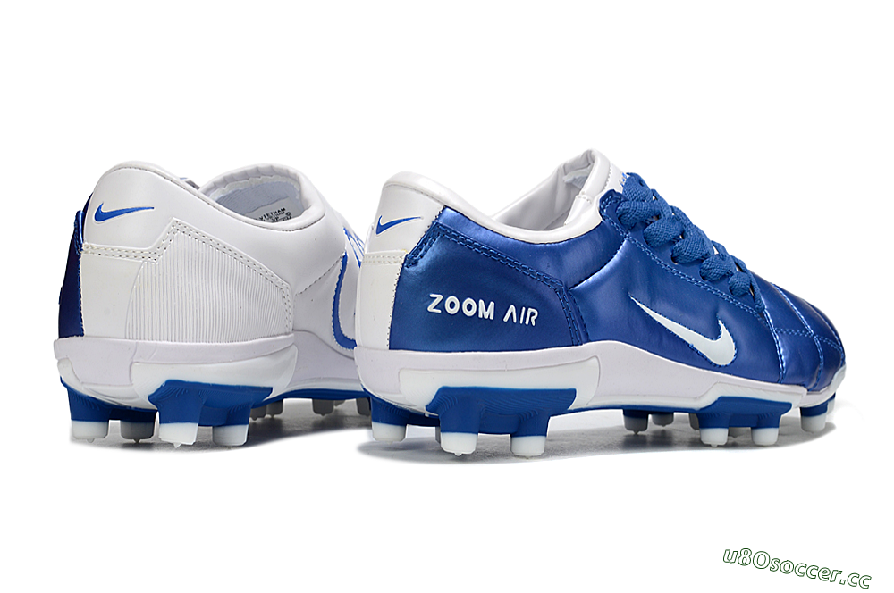 Men's Nike Air Zoom Total 90 III FG Firm Ground Low-Tops Football Boots - Blue/White 7