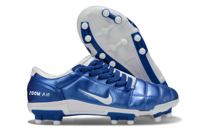 Men's Nike Air Zoom Total 90 III FG Firm Ground Low-Tops Football Boots - Blue/White