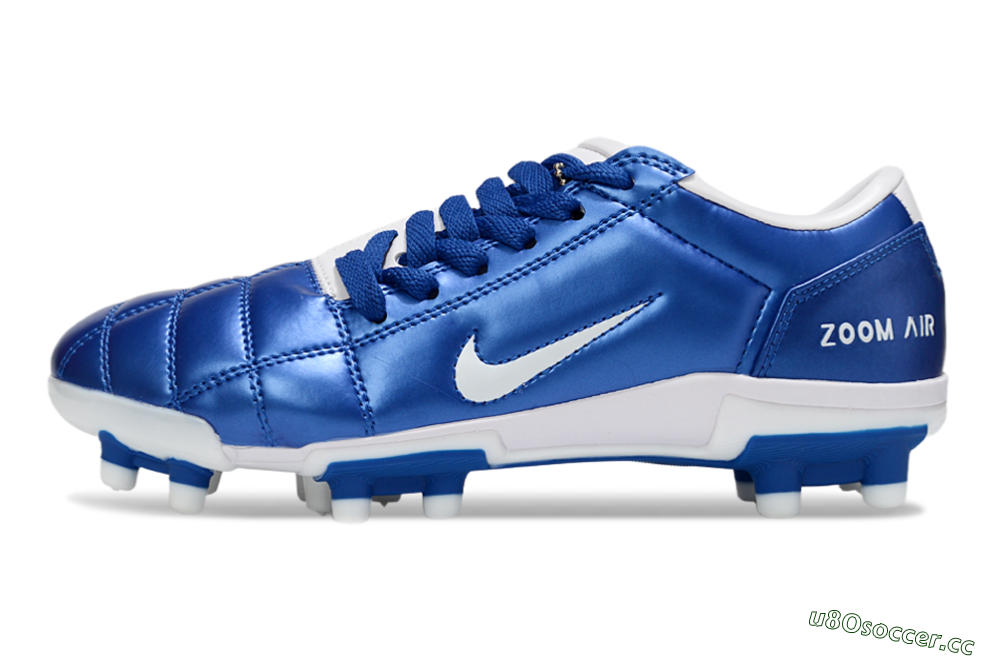 Men's Nike Air Zoom Total 90 III FG Firm Ground Low-Tops Football Boots - Blue/White 0