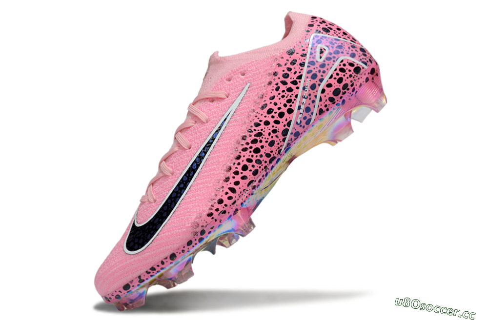 Unisex Nike Air Zoom Mercurial Vapor 16 Elite FG Firm Ground Low-Tops Football Boots - Pink/Blue/Black 5