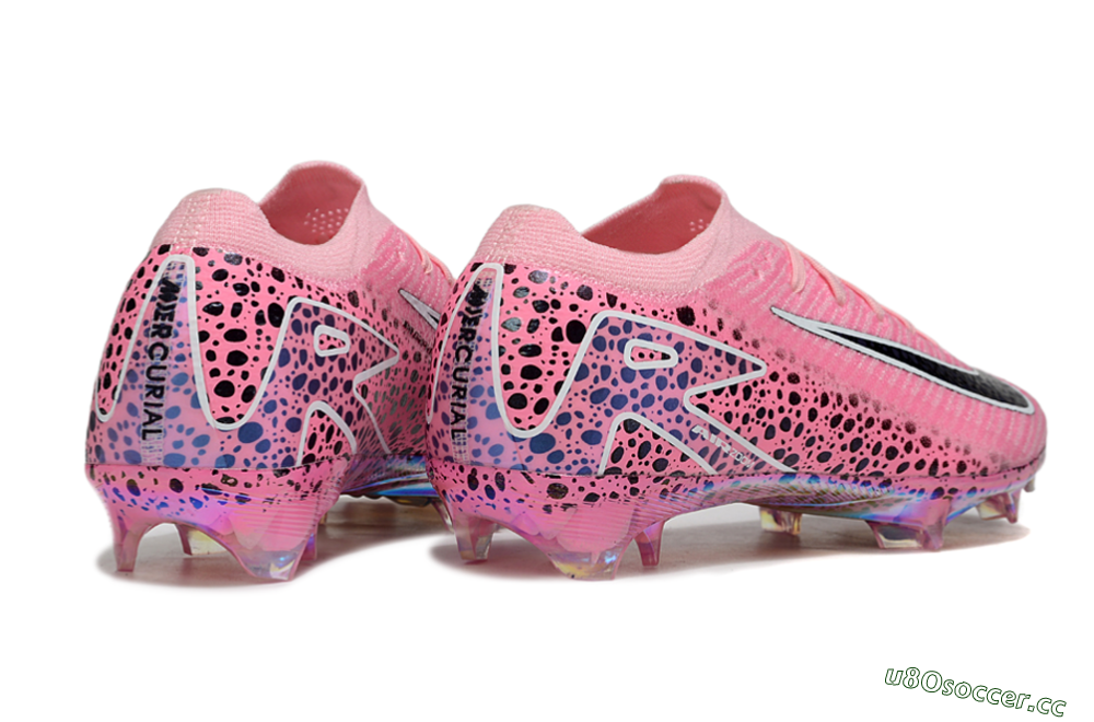 Unisex Nike Air Zoom Mercurial Vapor 16 Elite FG Firm Ground Low-Tops Football Boots - Pink/Blue/Black 6