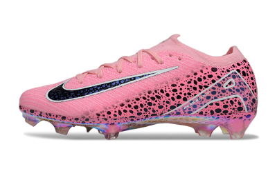 Unisex Nike Air Zoom Mercurial Vapor 16 Elite FG Firm Ground Low-Tops Football Boots - Pink/Blue/Black