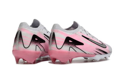Kids Nike Air Zoom Mercurial Vapor 16 Elite FG Firm Ground Low-Tops Football Boots - Grey/Silver/Pink