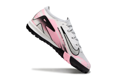 Kids Nike Air Zoom Mercurial Vapor 16 Elite TF Artificial Turf Low-Tops Football Shoes - Grey/Silver/Pink