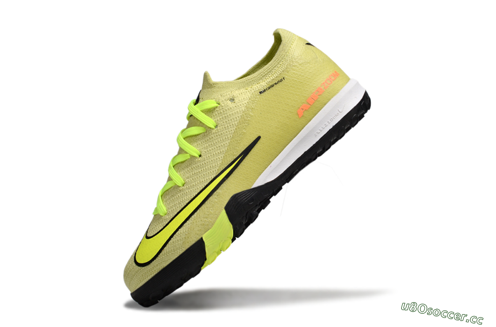 Kids Nike Air Zoom Mercurial Vapor 16 Elite TF Artificial Turf Low-Tops Football Shoes - Yellow/Black/Red 5
