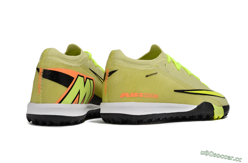 Kids Nike Air Zoom Mercurial Vapor 16 Elite TF Artificial Turf Low-Tops Football Shoes - Yellow/Black/Red 7