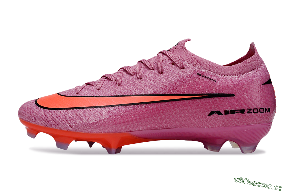 Unisex Nike Air Zoom Mercurial Vapor 16 Elite FG Firm Ground Low-Tops Football Boots - Red/Black/Orange 0