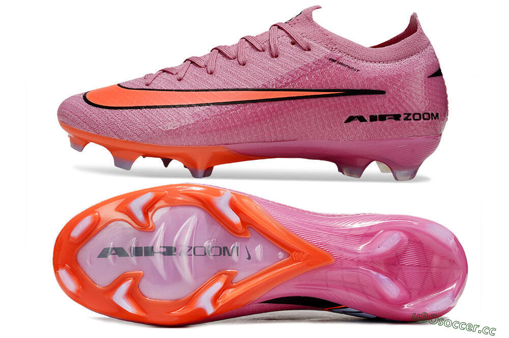 Unisex Nike Air Zoom Mercurial Vapor 16 Elite FG Firm Ground Low-Tops Football Boots - Red/Black/Orange 1
