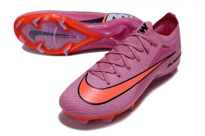 Unisex Nike Air Zoom Mercurial Vapor 16 Elite FG Firm Ground Low-Tops Football Boots - Red/Black/Orange