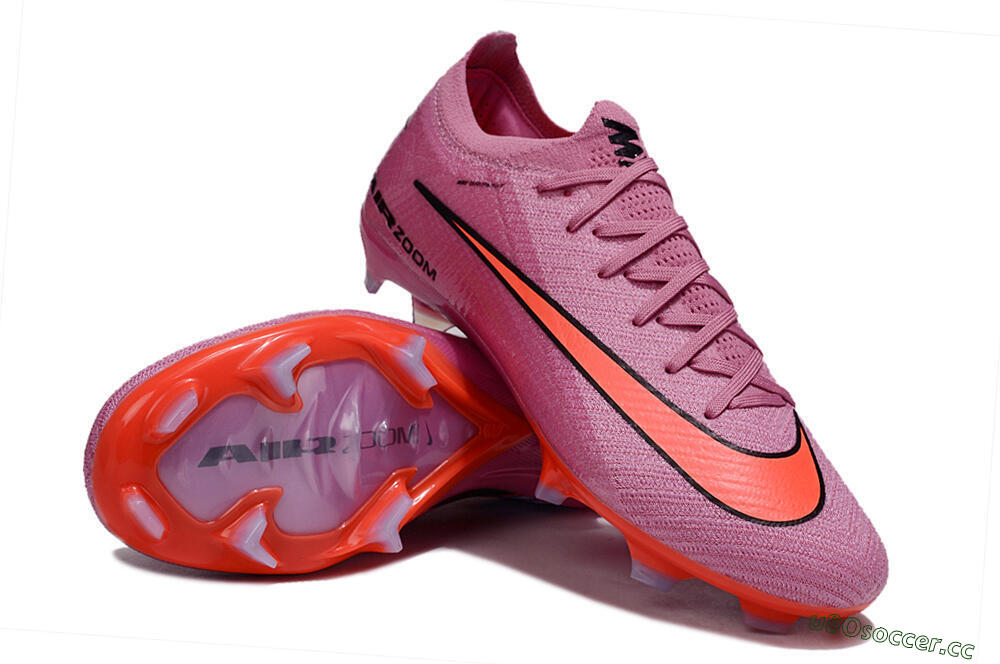 Unisex Nike Air Zoom Mercurial Vapor 16 Elite FG Firm Ground Low-Tops Football Boots - Red/Black/Orange 4