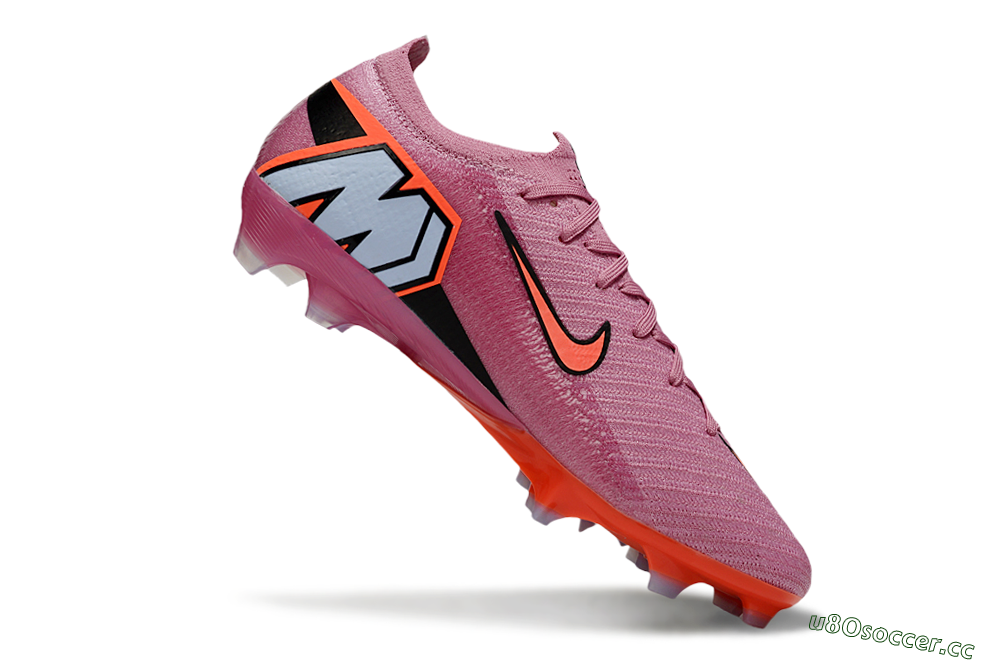 Unisex Nike Air Zoom Mercurial Vapor 16 Elite FG Firm Ground Low-Tops Football Boots - Red/Black/Orange 5
