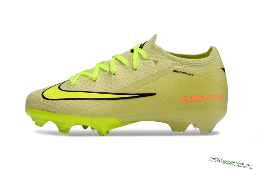 Kids Nike Air Zoom Mercurial Vapor 16 Elite FG Firm Ground Low-Tops Football Boots - Yellow/Black/Red 0