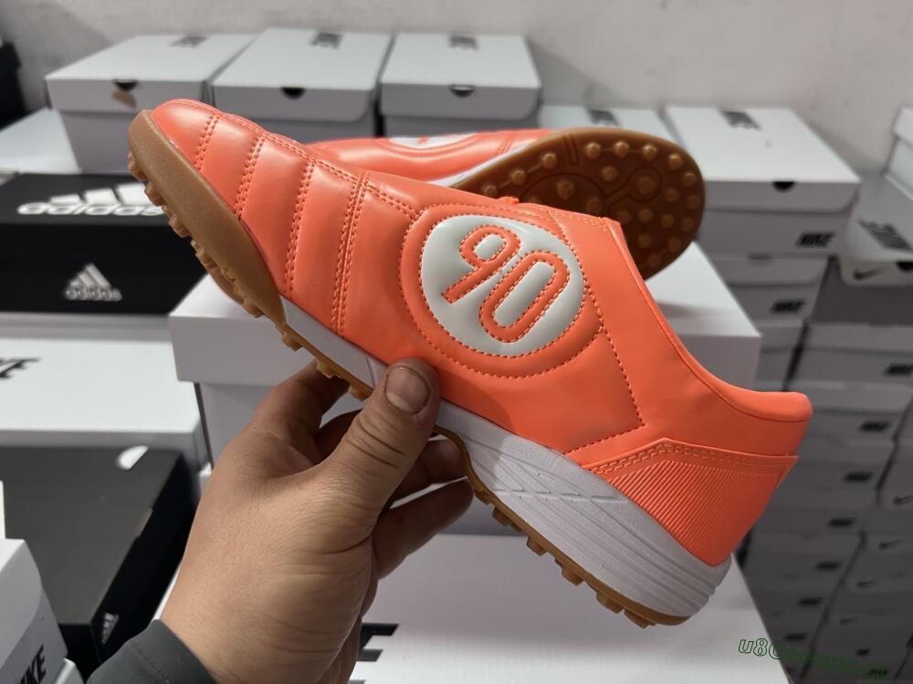 Men's Nike Total 90 III TF Artificial Turf Low-Tops Football Shoes - Orange/White