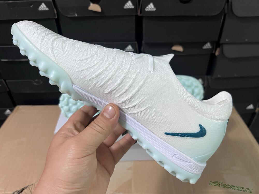Unisex Nike Phantom GX 2 Elite TF Artificial Turf Low-Tops Football Shoes - Beige/Green