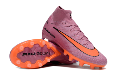 Unisex Nike Air Zoom Mercurial Superfly 10 Elite AG Artificial Grass High-Tops Football Boots - Red/Black/White