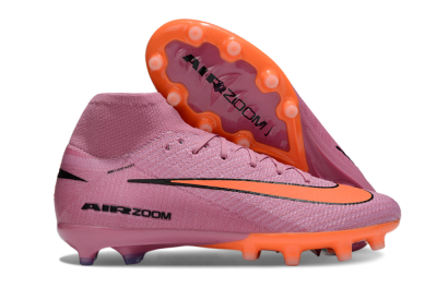 Unisex Nike Air Zoom Mercurial Superfly 10 Elite AG Artificial Grass High-Tops Football Boots - Red/Black/White