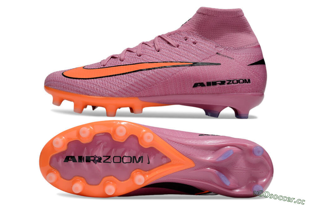 Unisex Nike Air Zoom Mercurial Superfly 10 Elite AG Artificial Grass High-Tops Football Boots - Red/Black/White 1