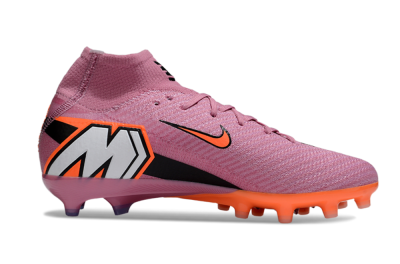 Unisex Nike Air Zoom Mercurial Superfly 10 Elite AG Artificial Grass High-Tops Football Boots - Red/Black/White
