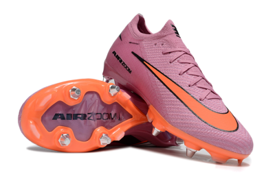Men's Nike Air Zoom Mercurial Vapor 16 Elite SG Soft Ground Low-Tops Football Boots - Pink/Red/Black