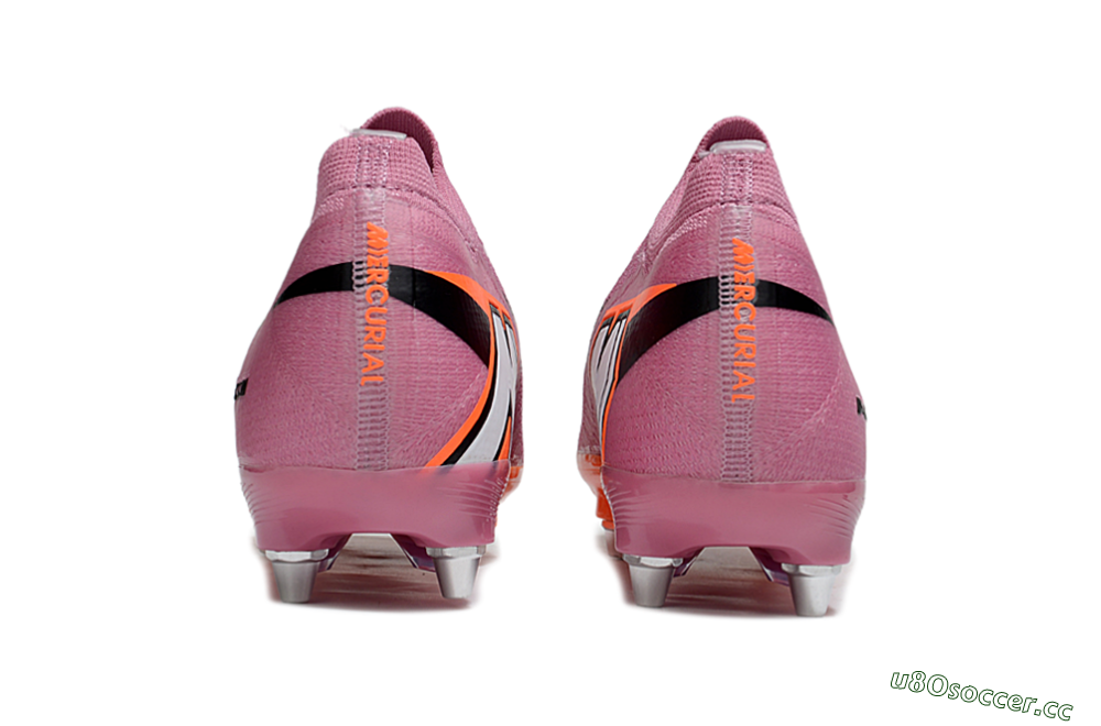 Men's Nike Air Zoom Mercurial Vapor 16 Elite SG Soft Ground Low-Tops Football Boots - Pink/Red/Black 5