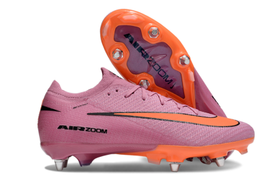 Men's Nike Air Zoom Mercurial Vapor 16 Elite SG Soft Ground Low-Tops Football Boots - Pink/Red/Black