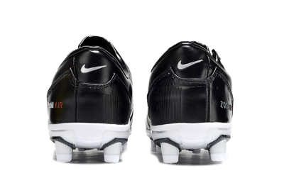 Unisex Nike Air Zoom Total 90 III FG Firm Ground Low-Tops Football Boots - Black/Silver/White