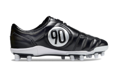Unisex Nike Air Zoom Total 90 III FG Firm Ground Low-Tops Football Boots - Black/Silver/White