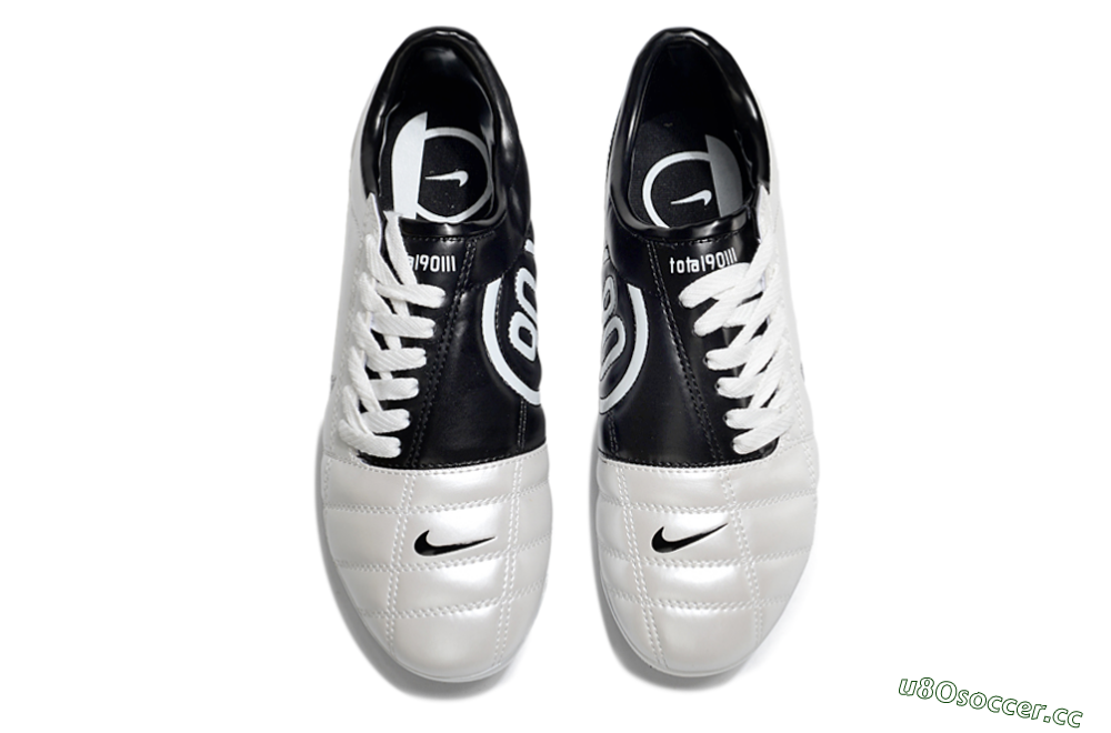 Unisex Nike Air Zoom Total 90 III FG Firm Ground Low-Tops Football Boots - Beige/Black/White 4