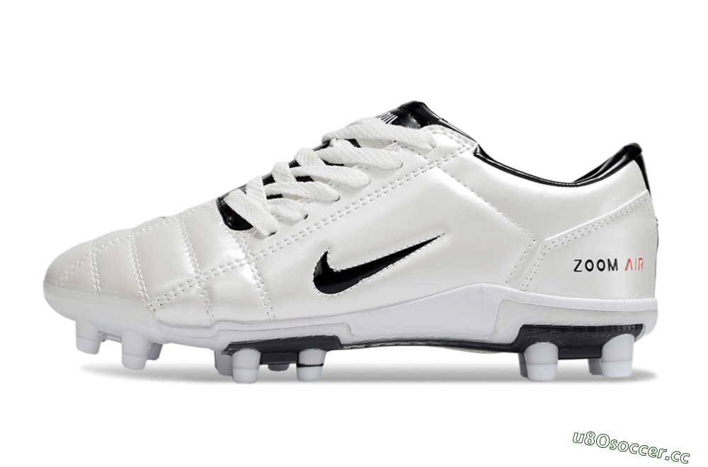 Unisex Nike Air Zoom Total 90 III FG Firm Ground Low-Tops Football Boots - Beige/Black/White 0