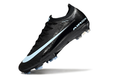 Unisex Nike Air Zoom Mercurial Vapor 16 Elite FG Firm Ground Low-Tops Football Boots - Black/Jade