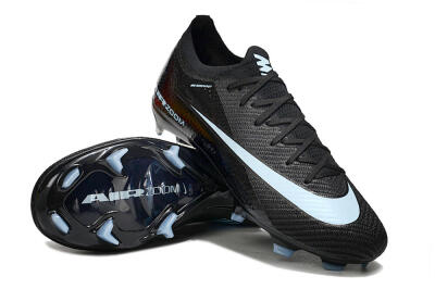 Unisex Nike Air Zoom Mercurial Vapor 16 Elite FG Firm Ground Low-Tops Football Boots - Black/Jade