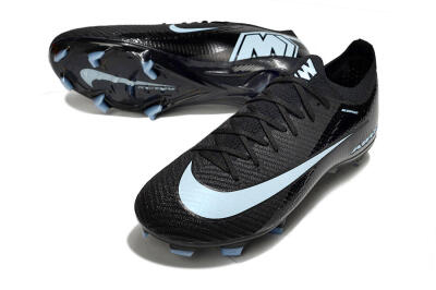 Unisex Nike Air Zoom Mercurial Vapor 16 Elite FG Firm Ground Low-Tops Football Boots - Black/Jade