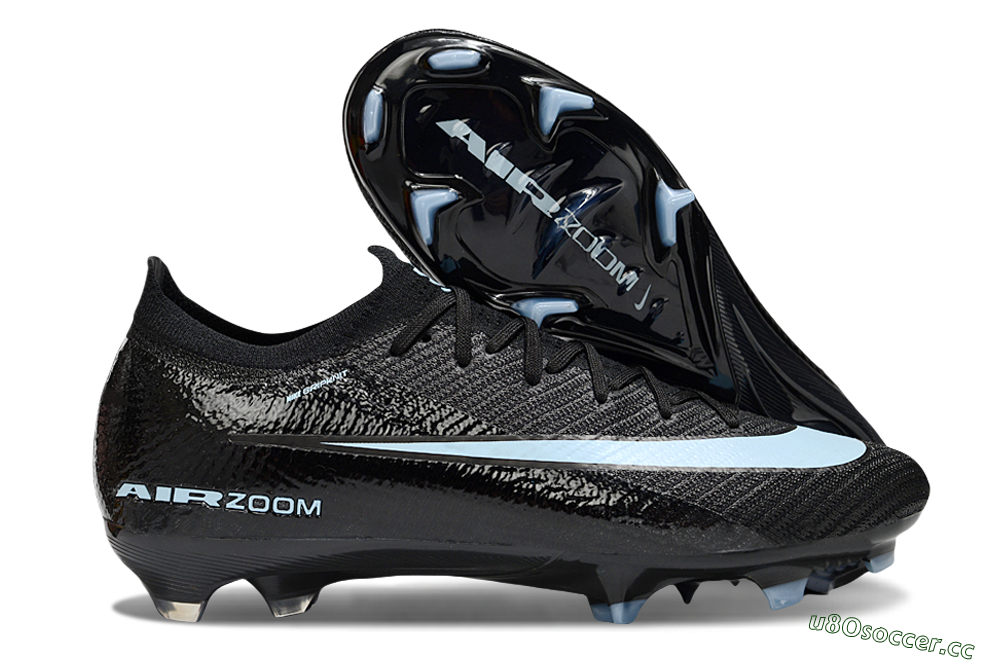 Unisex Nike Air Zoom Mercurial Vapor 16 Elite FG Firm Ground Low-Tops Football Boots - Black/Jade 2