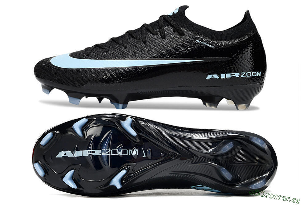 Unisex Nike Air Zoom Mercurial Vapor 16 Elite FG Firm Ground Low-Tops Football Boots - Black/Jade 1