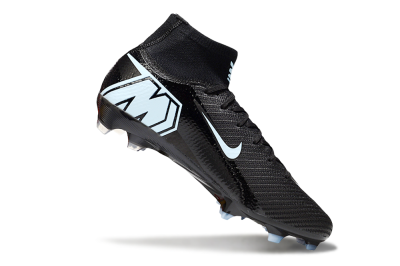 Unisex Nike Air Zoom Mercurial Superfly 10 Elite FG Firm Ground High-Tops Football Boots - Black/Jade