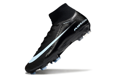 Unisex Nike Air Zoom Mercurial Superfly 10 Elite FG Firm Ground High-Tops Football Boots - Black/Jade