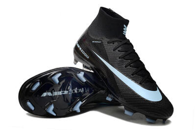 Unisex Nike Air Zoom Mercurial Superfly 10 Elite FG Firm Ground High-Tops Football Boots - Black/Jade