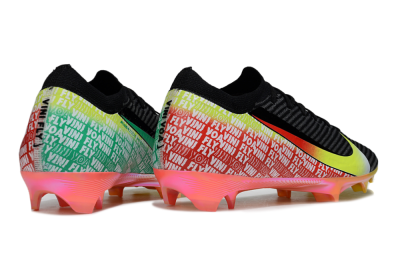 Unisex Nike Air Zoom Mercurial Vapor 16 Elite FG Firm Ground Low-Tops Football Boots - Black/Yellow/Red