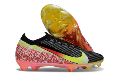 Unisex Nike Air Zoom Mercurial Vapor 16 Elite FG Firm Ground Low-Tops Football Boots - Black/Yellow/Red