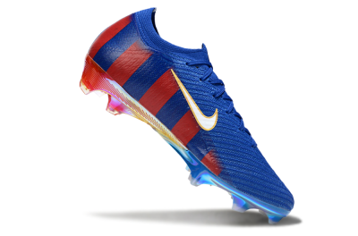 Unisex Nike Air Zoom Mercurial Vapor 16 Elite FG Firm Ground Low-Tops Football Boots - Blue/Red/Gold